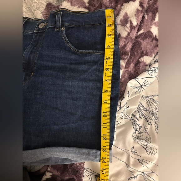 Levi's Women's Dark Blue Jean Shorts - Picture 7 of 8